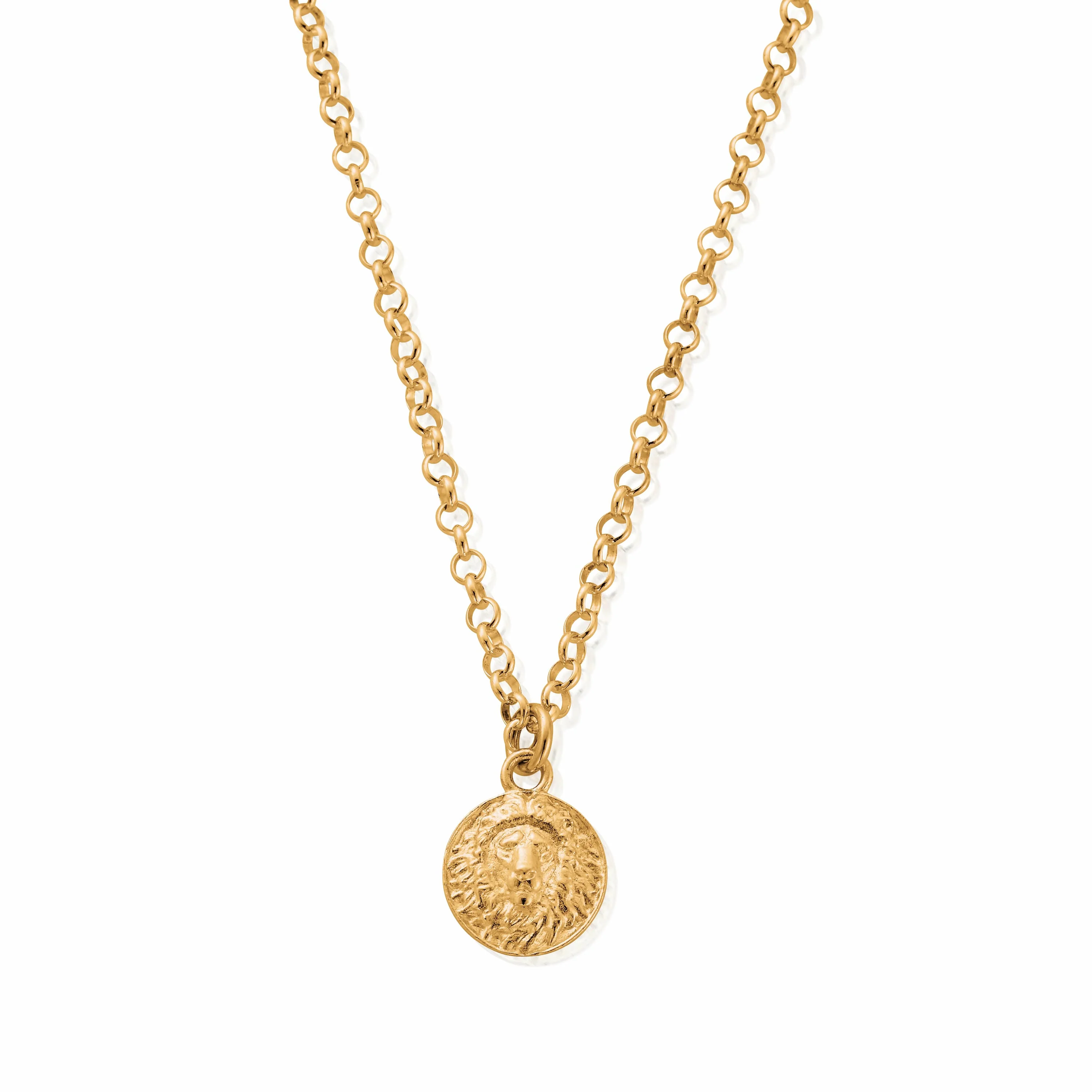 Belcher Chain Lion Necklace - Image 3