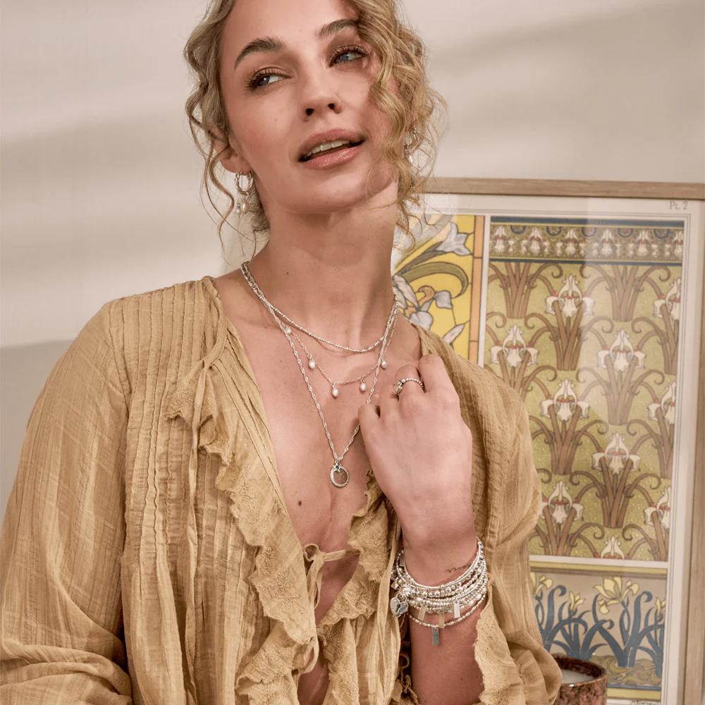 Ethereal Multi Pearl Drop Necklace - Image 5