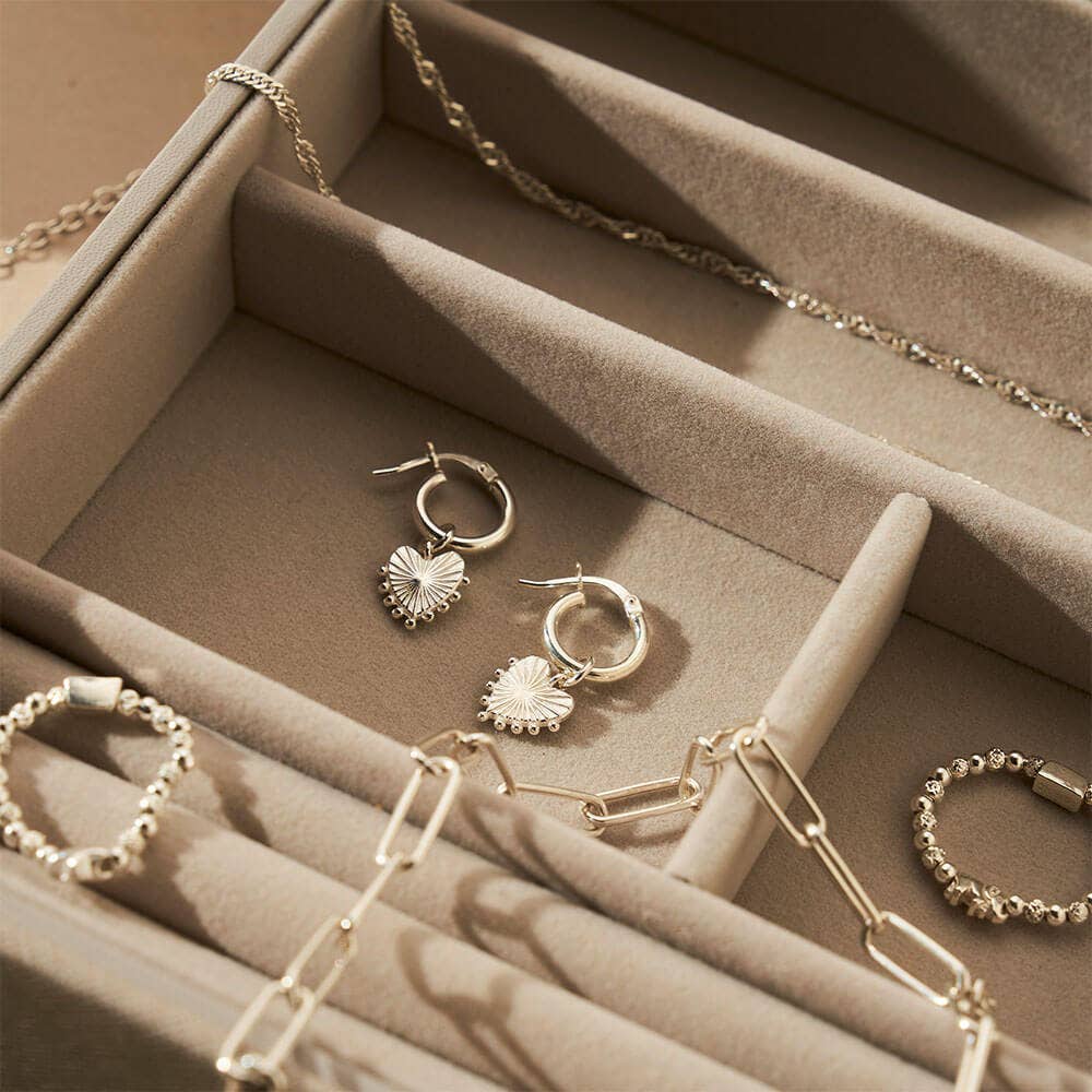Glowing Beauty Small Hoop Earrings - Image 3