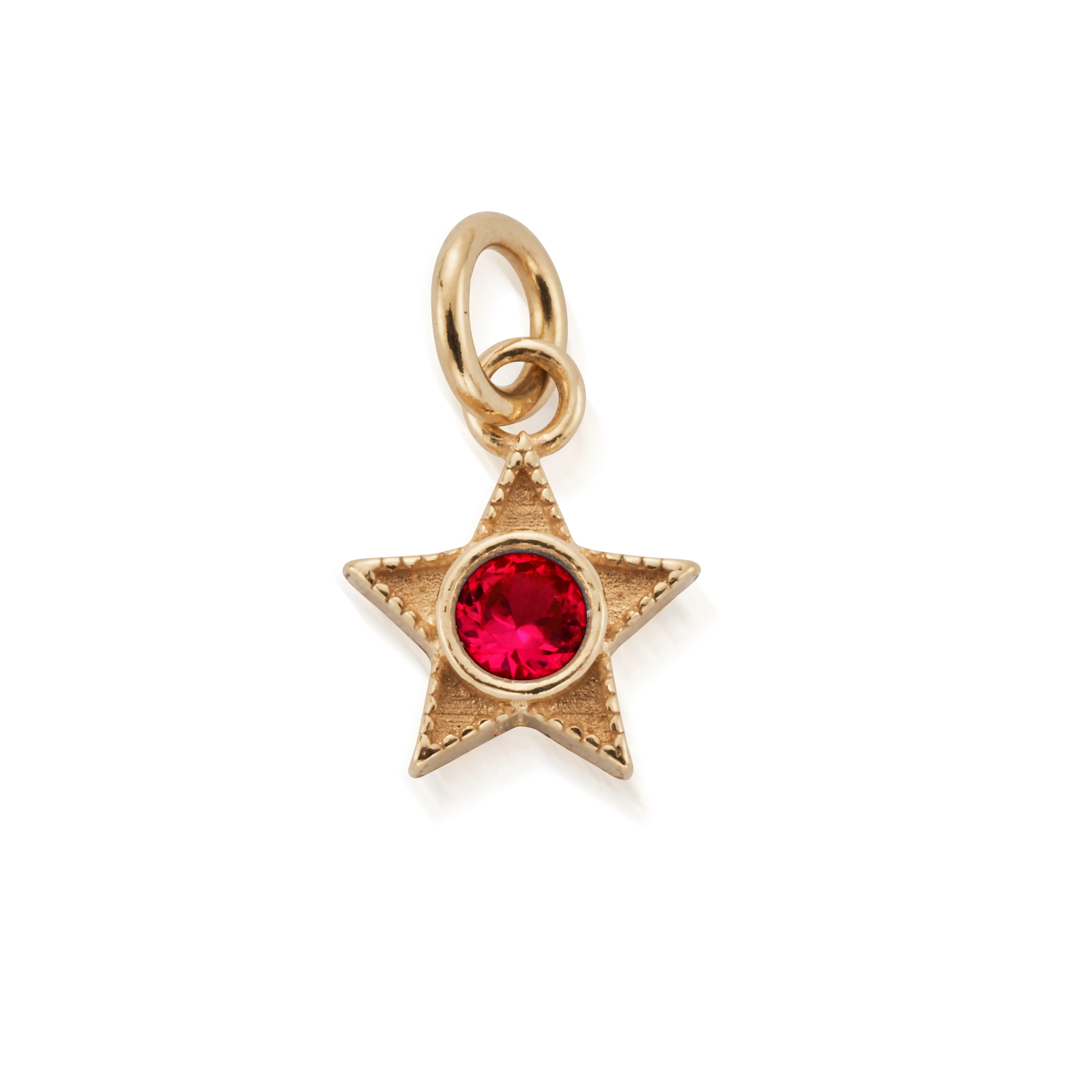 January Mini Star Birthstone Pendant Charm - Image 4