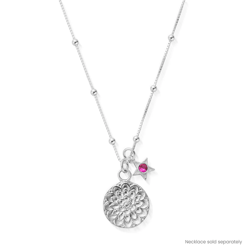 July Mini Star Birthstone Pendant Charm - Image 4