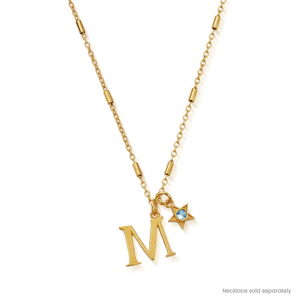 March Mini Star Birthstone Pendant Charm - Image 6