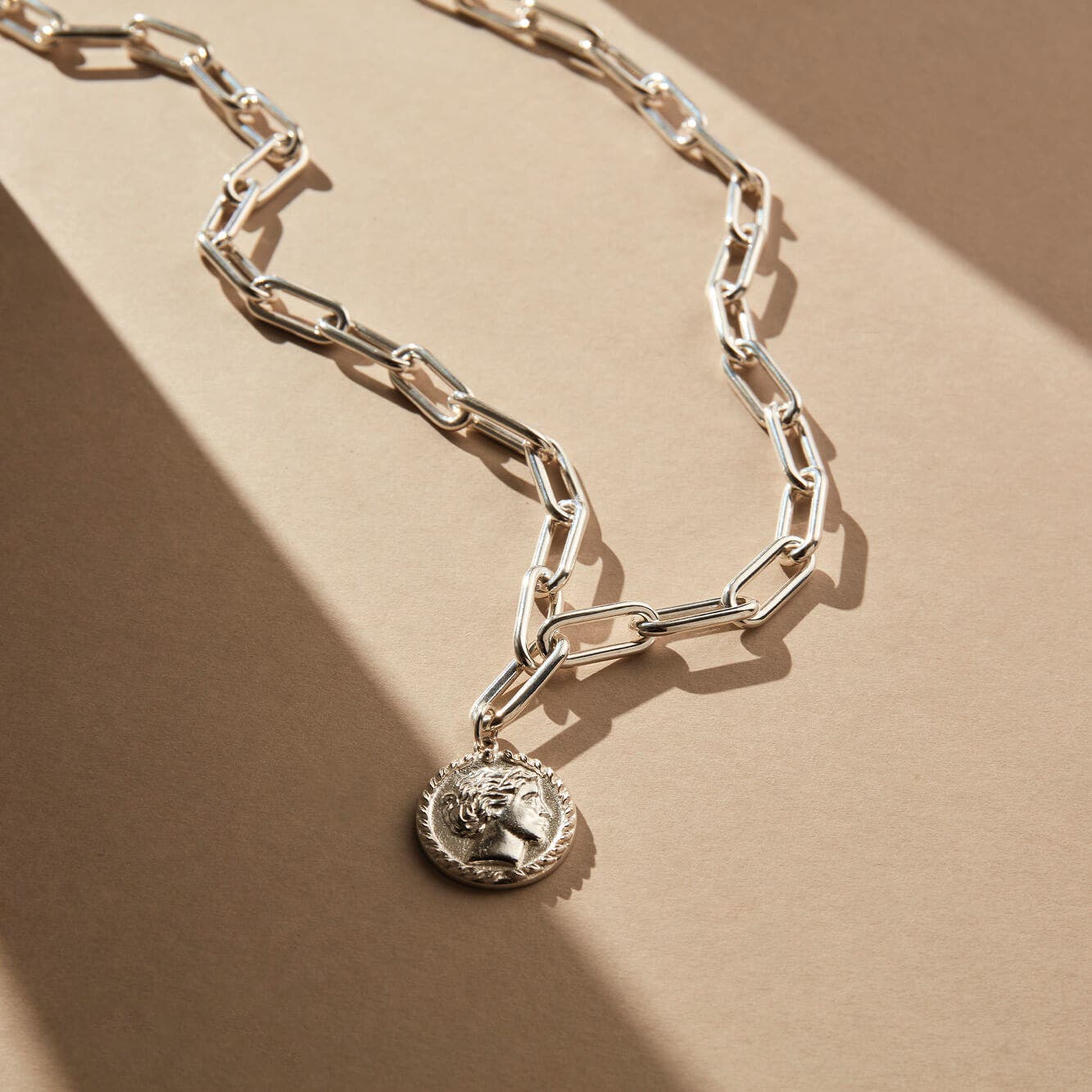 Medium Link Aphrodite Goddess Necklace - Image 2