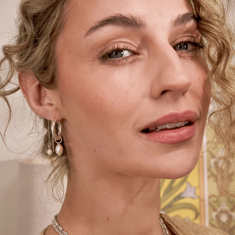 Ocean Pearl Hoops - Image 11