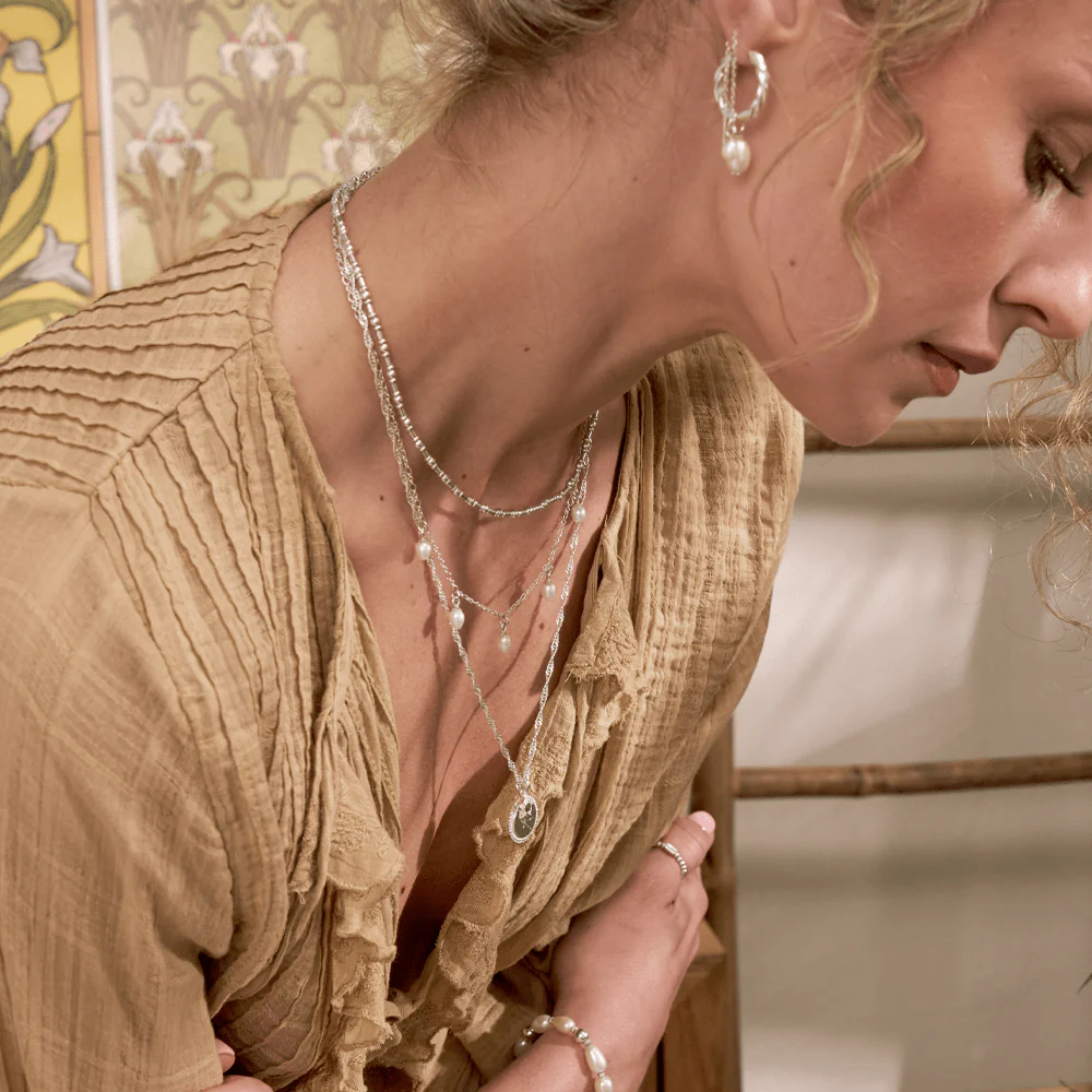 Ocean Pearl Hoops - Image 7
