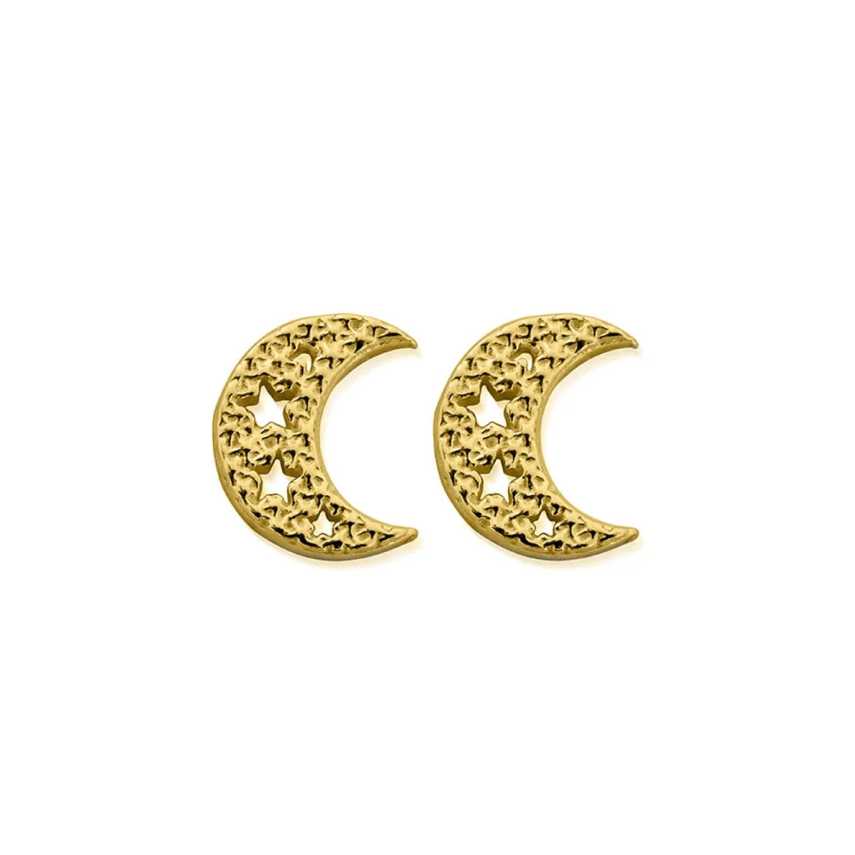Starry Moon Stud Earrings - Image 4