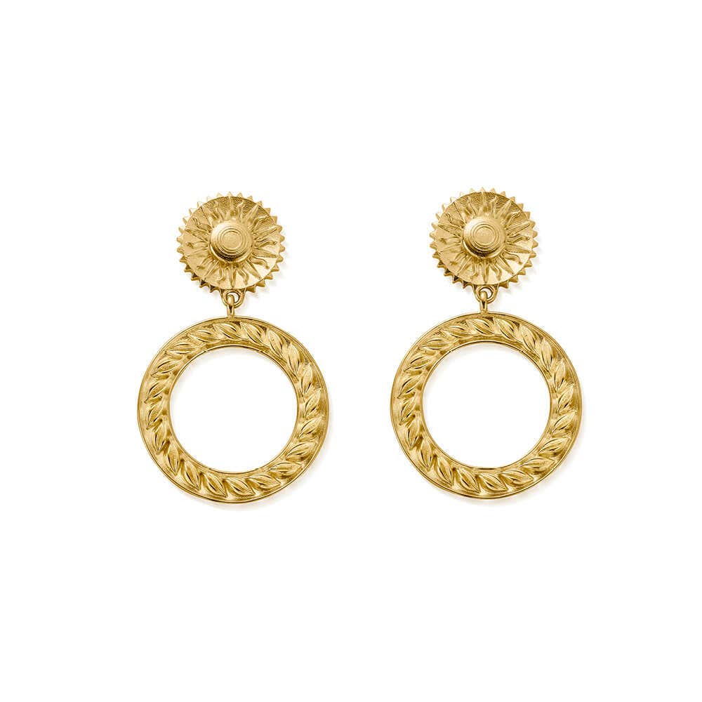 Sun Statement Earrings - Image 3