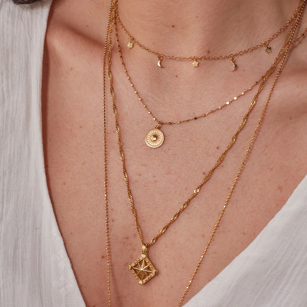 Twisted Rope Chain Inner Guidance Necklace - Image 3
